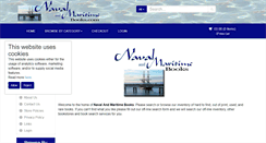 Desktop Screenshot of navalandmaritimebooks.com